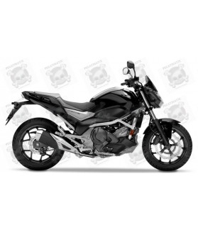 STICKER HONDA NC750S YEAR 2016 BLACK (Compatible Product)