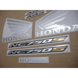 STICKER HONDA NC750S YEAR 2016 BLACK-RED