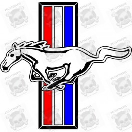 AUTOCOLLANT LOGO FORD MUSTANG