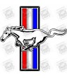 AUTOCOLLANT LOGO FORD MUSTANG