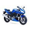 AUFKLEBER Suzuki SV 1000S BLUE YEAR 2007