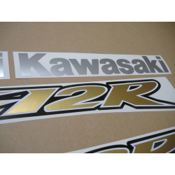 STICKERS KIT KAWASAKI ZX-12R YEAR 2004 BLUE