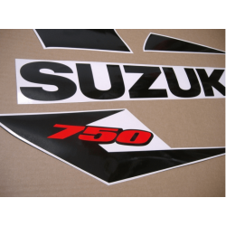 DECALS SUZUKI GSX-R 750 K4-K5 BLACK YEAR 2004-2005