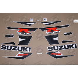 DECALS SUZUKI GSX-R 750 K4-K5 BLACK YEAR 2004-2005