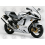 STICKERS KIT KAWASAKI ZX-12R YEAR 2005 SILVER (Compatible Product)
