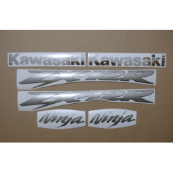 DECALS KIT KAWASAKI ZX-12R  YEAR 2005 SILVER