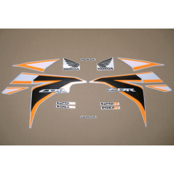 Stickers Honda CBR 125R 2011 SILVER-ORANGE