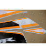 Aufkleber Honda CBR 125R 2011 SILVER-ORANGE