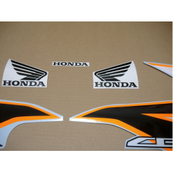 Stickers Honda CBR 125R 2011 SILVER-ORANGE