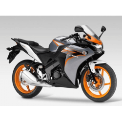 Aufkleber Honda CBR 125R 2011 SILVER-ORANGE