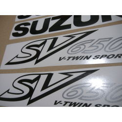 AUFKLEBER SUZUKI SV650S 2002 SILVER