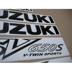 Sticker Suzuki SV 650S 2002 SILVER