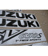 Sticker Suzuki SV 650S 2002 SILVER