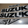 AUTOCOLLANT SUZUKI SV650S 2002 SILVER