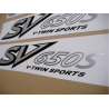 Sticker Suzuki SV 650S 2002 BLUE