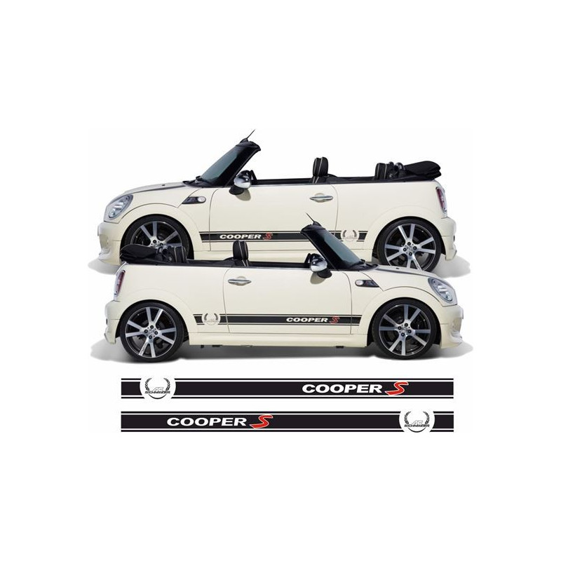 AUTOCOLLANT BANDES LATÉRALES MINI COOPER AC Schnitzer