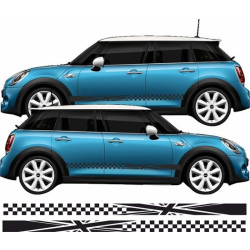 ADESIVI BANDE LATERALI FLAG MINI COOPER