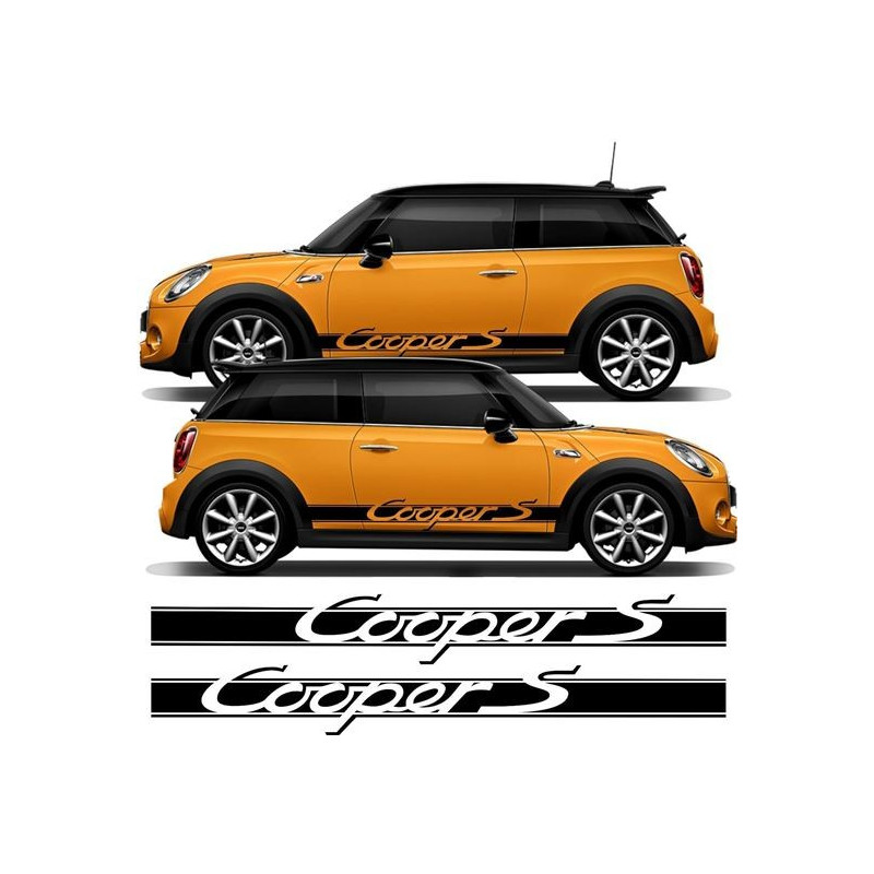 AUFKLEBER SEITENSTREIFEN FLAG Cooper S MK3
