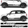 ADESIVOS FAIXAS LATERAIS FLAG Cooper S