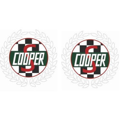 AUFKLEBER STICKER Cooper MINI S CLASSIC X2