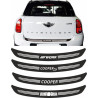 ADHESIVOS REAR BUMPER MINI countryman R60 2010-2016
