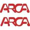 AUTOCOLLANT CARAVANA ARCA x2