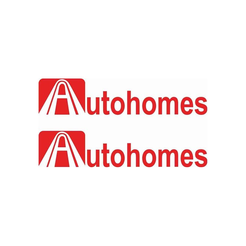 AUFKLEBER CARAVANS AUTOHOMES x2