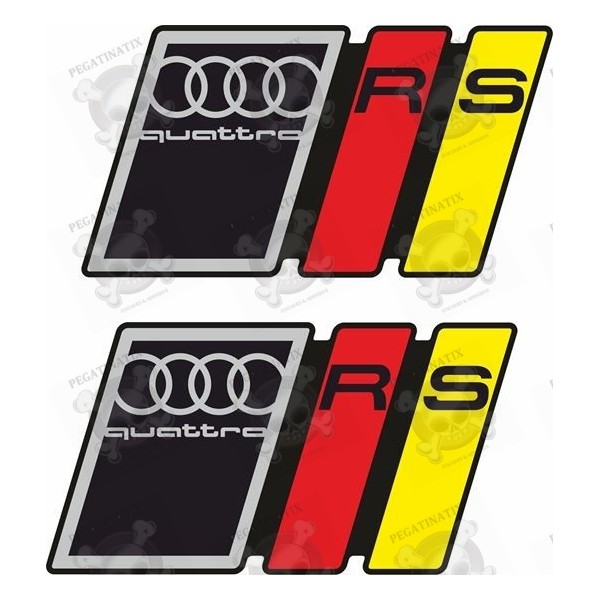 Stickers AUDI RS x2 (Produto compatível)