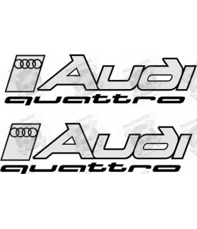 Stickers decals AUDI QUATTRO (Compatible Product)