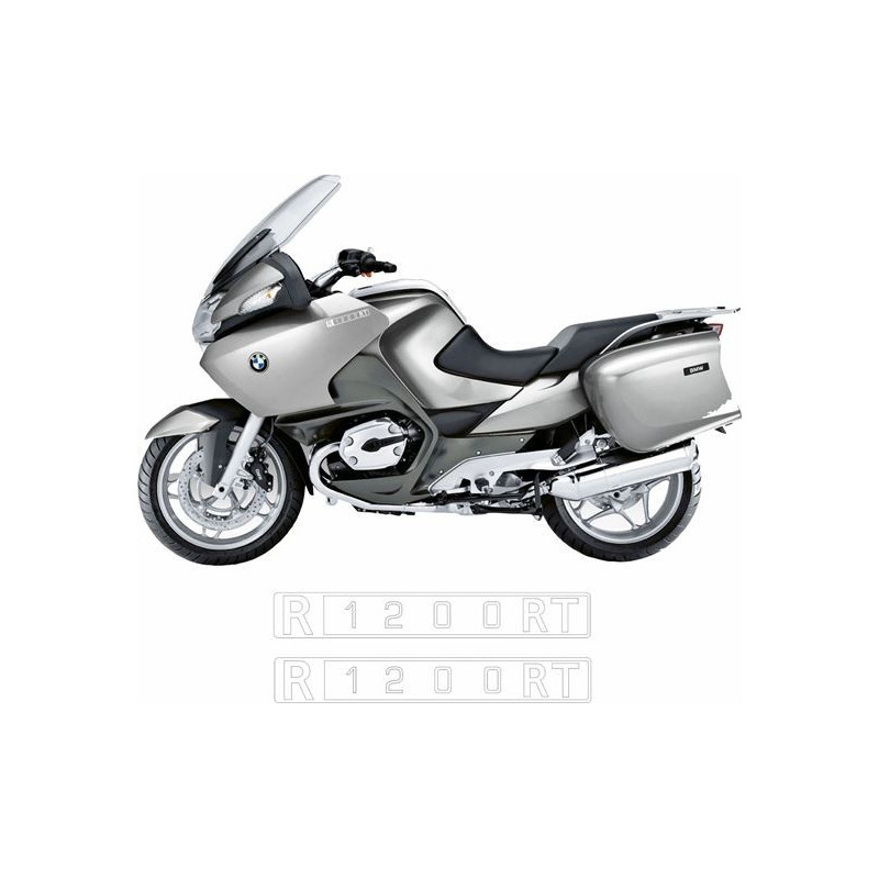 AUTOCOLLANT BMW R1200RT SILVER YEAR 2005-2009