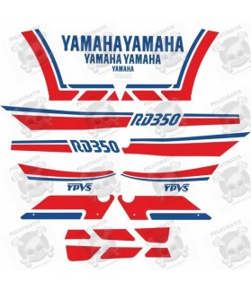 DECALS YAMAHA RD-350 LC YEAR 1989 (Compatible Product)