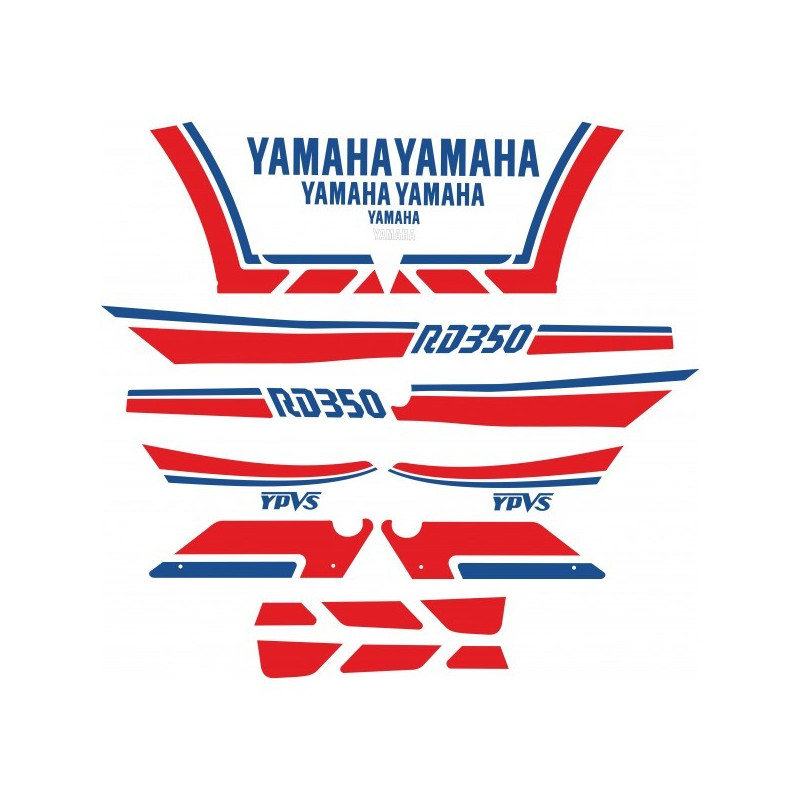 ADHESIVOS YAMAHA RD-350 LC YEAR 1989
