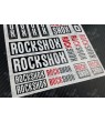 Stickers decals ROCK SHOX O.X.