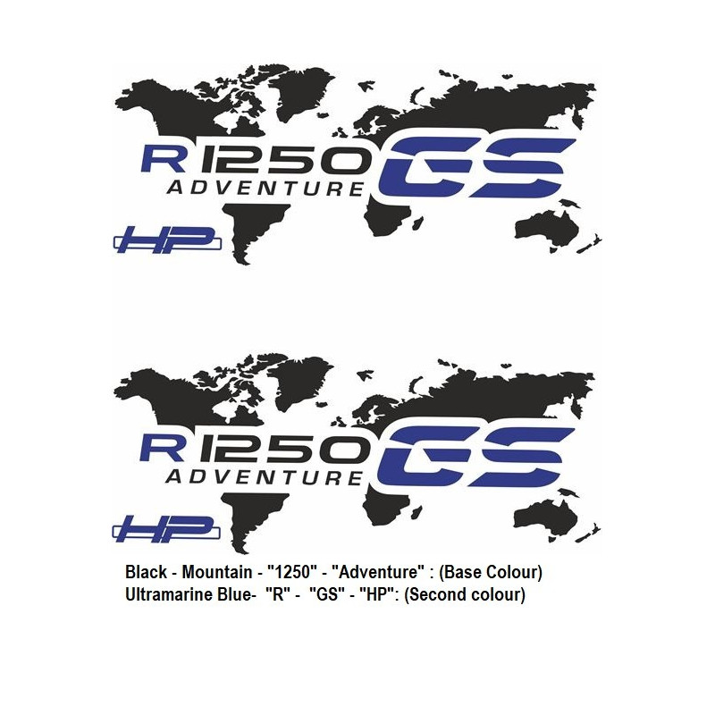 AUTOCOLLANT BMW R-1250GS ADVENTURE GIVI