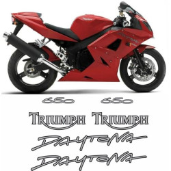 AUFKLEBER TRIUMPH DAYTONA 650 YEAR 2005