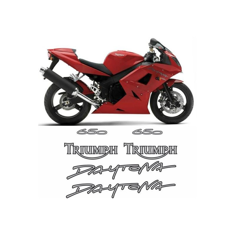 AUTOCOLLANT TRIUMPH DAYTONA 650 YEAR 2005