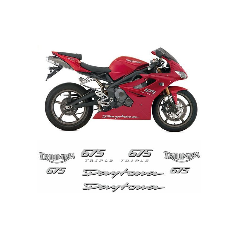 AUTOCOLLANT TRIUMPH DAYTONA 675 YEAR 2007-2009