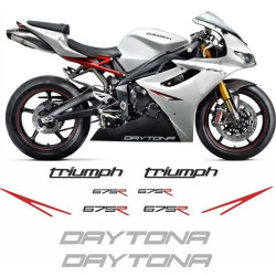 Stickers TRIUMPH DAYTONA 675-R YEAR 2011