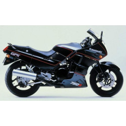 AUTOCOLLANT KAWASAKI GPX-750R YEAR 1986 BLACK/GREY