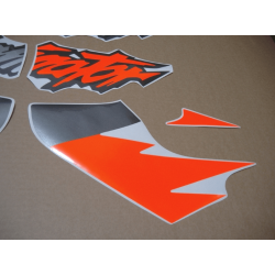 AUTOCOLLANT HONDA NX650 DOMINATOR 1997 ORANGE-GREY