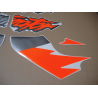 ADESIVI HONDA NX-650 DOMINATOR YEAR 1998 1997 ORANGE-GREY