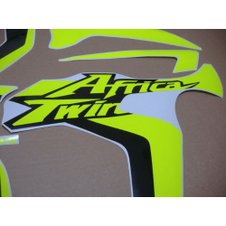 ADESIVI SET HONDA AFRICA TWIN YEAR 2015-2019 NEON YELLOW