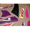 AUTOCOLLANT YAMAHA YZF-750R YEAR 1993 GREEN PURPLE ORANGE
