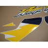 AUTOCOLLANT HONDA NX650 DOMINATOR YEAR 2000 BLUE YELLOW WHITE