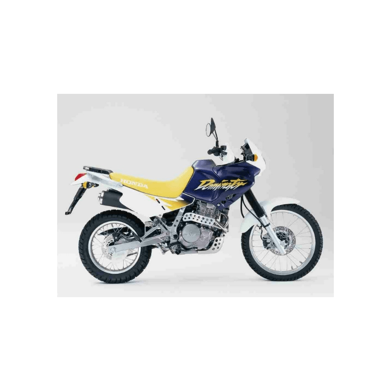 AUFKLEBER HONDA NX-650 DOMINATOR YEAR 2000 BLUE YELLOW WHITE