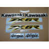 AUFKLEBER KAWASAKI ZX-6R YEAR 2002 YELLOW
