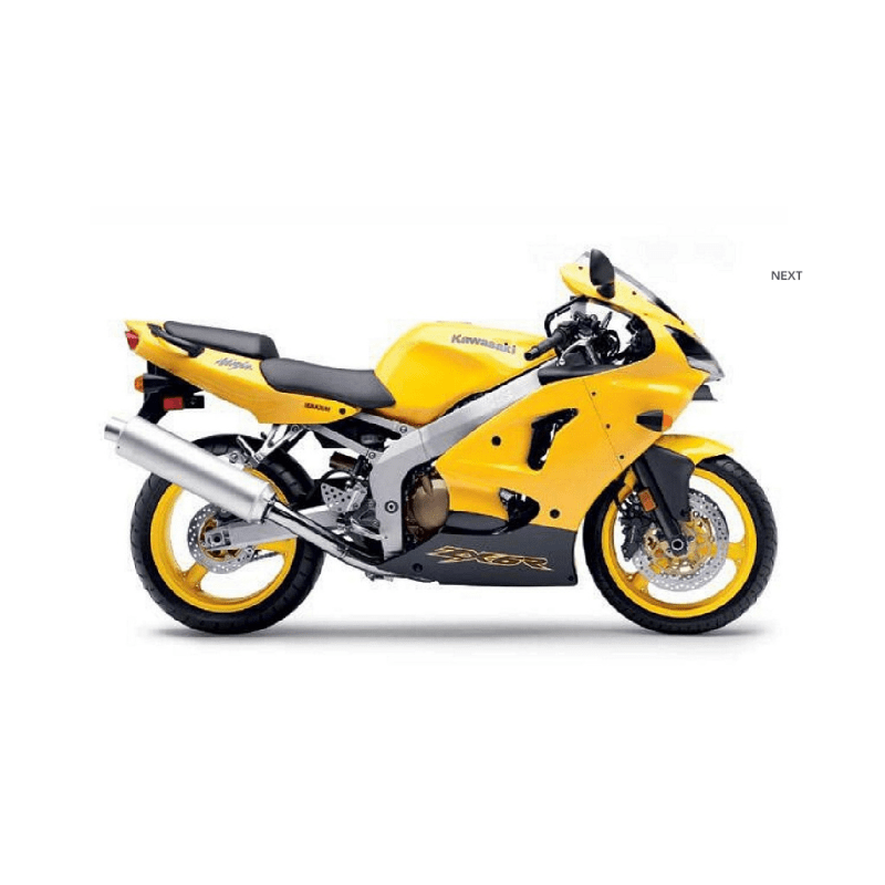 ADESIVI KAWASAKI ZX-6R YEAR 2002 YELLOW