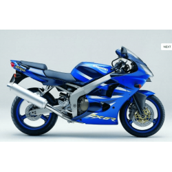 DECALS KAWASAKI ZX-6R YEAR 2001 BLUE