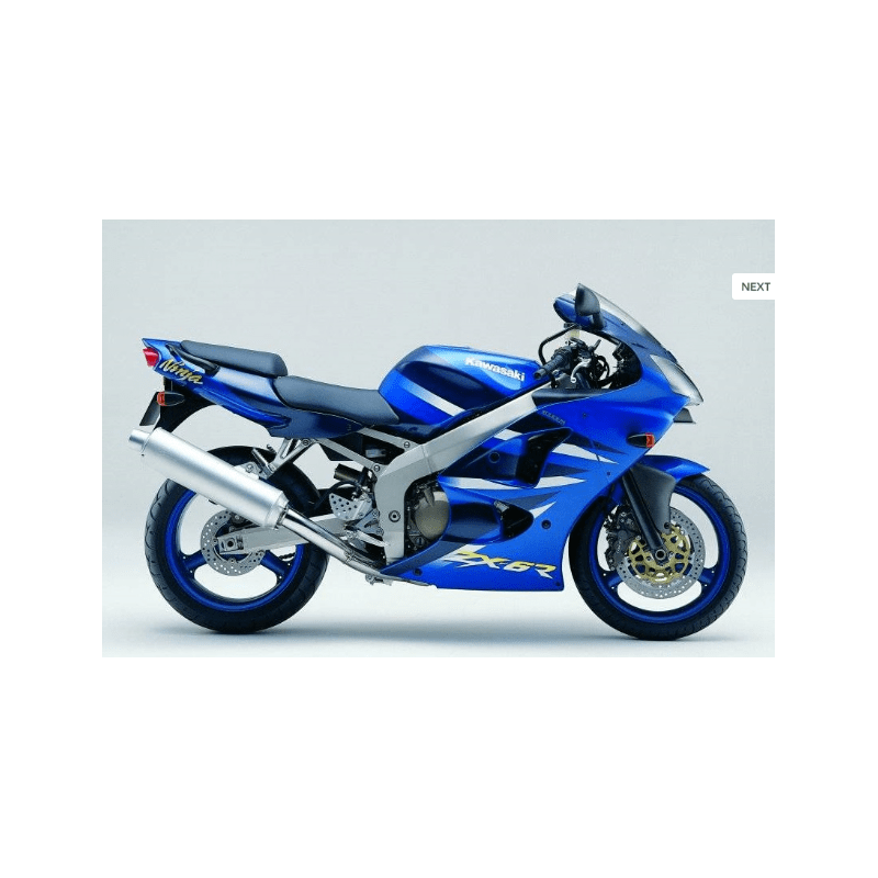 ADESIVOS KAWASAKI ZX-6R YEAR 2001 BLUE