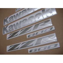 AUTOCOLLANT KAWASAKI ZX-6R YEAR 2006 BLACK